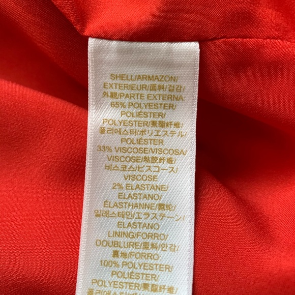 Kate Spade Red Dress 10 - Picture 4 of 5